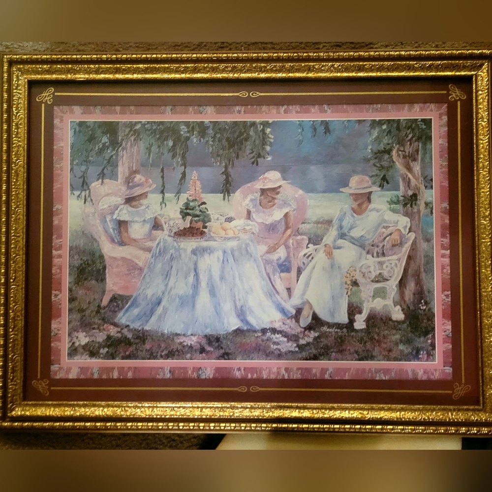 Vintage Home Interiors Gamboa Artwork